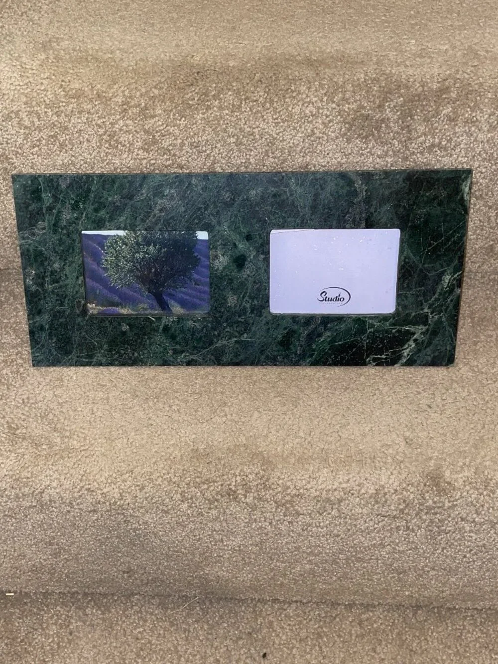 NWT Heavy Green Marble STUDIO Frame 3 x 4 1/2 Pictures